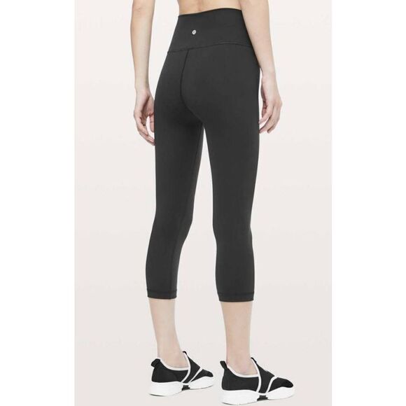 LULULEMON ATHLETICA Wunder Under Crop Hi-Rise Luxtreme 21' Size 8 - Picture 1 of 4